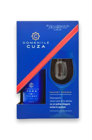 Domeniile Cuza Malbec cu Pahar
