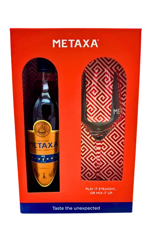 Metaxa 7 Stele cu Pahar